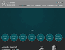 Tablet Screenshot of advokati-ceva.cz